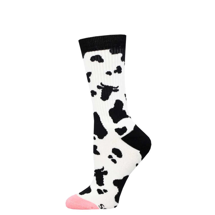 Steer Hide Cow Socks